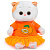 Мягкая игрушка Кошечка Ли-Ли baby в платье с апельсином Budi Basa LB-138